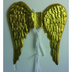 ALAS DE ANGEL DORADAS PVC.